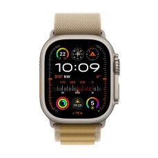 Apple Watch Ultra 2 49mm Natural Titan, Tan Alpi,S