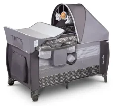 Lionelo Postieľka cestovná Sven PLUS Grey Scandi (LLOZSVENPLUGRYSAIXXX_R)