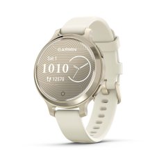 Garmin Lily 2 Active, Lunar Gold / Bone Silicone Band