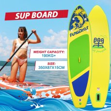 FunWater nafukovací paddleboard Yellow350