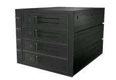 Icy Box IB-564SSK čierna / Backplane pre 4x 3.5 HDD / SATA III / Hot-Swap (IB-564SSK)