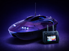 Zavážacia loďka WarriorBoat CX 2 perleť modro-fialová 2x20 ah