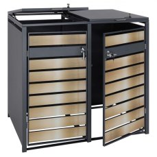 Dvojitý přístřešek na popelnici J81