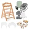 Hauck Alpha+ set Štart N Grow, 0m+/až 90kg, Natural Dark Grey (HK664797)