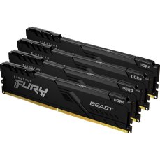 Kingston FURY Beast Black DDR4 32GB 3200MT/s CL16 DIMM (4x8GB) XMP