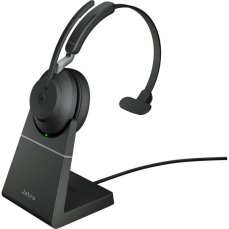 Jabra Evolve2 65 Link380/390a MS Mono bezdrátová sluchátka se stojánkem černá