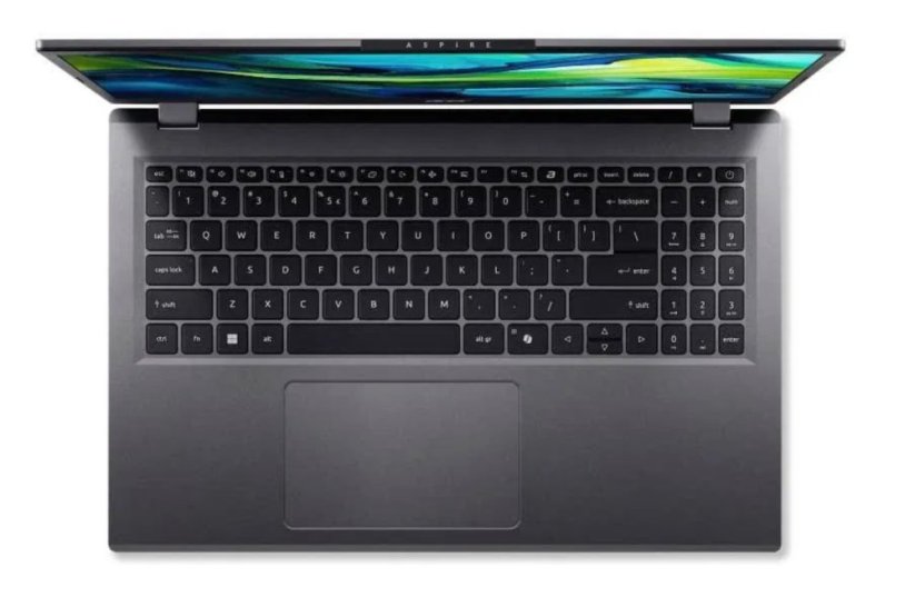 Notebook Acer Aspire 15 A15-41M-R4FS 15,6 palců / AMD Ryzen 7 8840HS 3.30 GHz / 16 GB / 1 000 GB NVMe SSD / Šedá