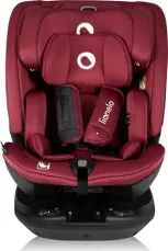 Lionelo Bastiaan RWF i-Size Red Burgundy / Autosedačka / 40-150 cm / do 36 kg / ISOFIX / otočná 360° (LO-BASTIAAN RWF I-SIZE RED BURGUNDY)