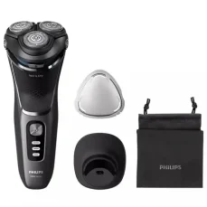 Philips Series 3000 S3343/13 černá / holicí strojek / samoostřicí břity PowerCut / suché a mokré holení (S3343/13)