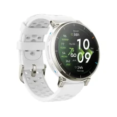 Amazfit Active 3 Premium Aero White / Chytré hodinky / 1.32" AMOLED / 5ATM / Bluetooth / Android 7+  iOS 14+ (W2558GL3N)