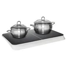 Medion LIFE MD18493 čierna / Dvojitá indukčná varná doska / 3500 W / 2x 20 cm / dotykové ovládanie (50079022)