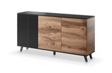 Halmar RANDOM KM-1 dub wotan/černá (2p=1szt) (2 Karton)