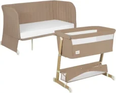 LIONELO Postýlka Thomi Plus 5v1 Beige Carmel (LO-THOMI PLUS BEIGE CARMEL)