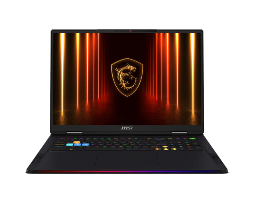 MSI Raider 18 HX AI A2XWIG-062FR / 18" / Intel Core Ultra 9 285HX 2,10 - 5,50 GHz
 / 64 GB RAM / 2 TB + 2 TB SSD NVMe + SSD NVMe / NVIDIA GeForce RTX 5080 16 GB
