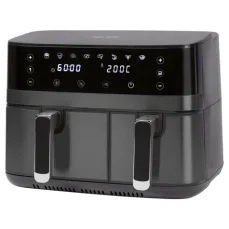 ProfiCook FR 1295 H černá / dualní horkovzdušná fritéza / 2700W / 9 l / 8 programů (501295)