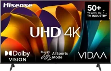 50" Hisense 50A6N černá / UHD / LED / HDMI / USB / CI+ / LAN / Wi-Fi / DVB-T2CS2 / 20W repro (50A6N)