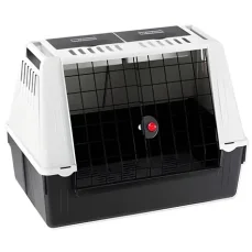 Ferplast Atlas Car 80 šedá / Přepravka pro psy do auta / 82x51x61 cm / nosnost 20 kg (G84-73080021)