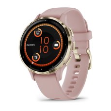 Garmin Venu 3S Cream Gold/Dust Rose, Silicone Band