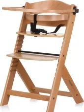 CHIPOLINO Drevená jedálenská stolička Tip Top 2v1 Wood (STHTT0241WO)