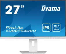 27 IIYAMA Prolite XUB2792QSU-W5 biela / IPS / 2560x1440 / 16:9 / 5ms / 1000:1 / 350cd / repro / DVI / HDMI / DP (XUB2792QSU-W5)