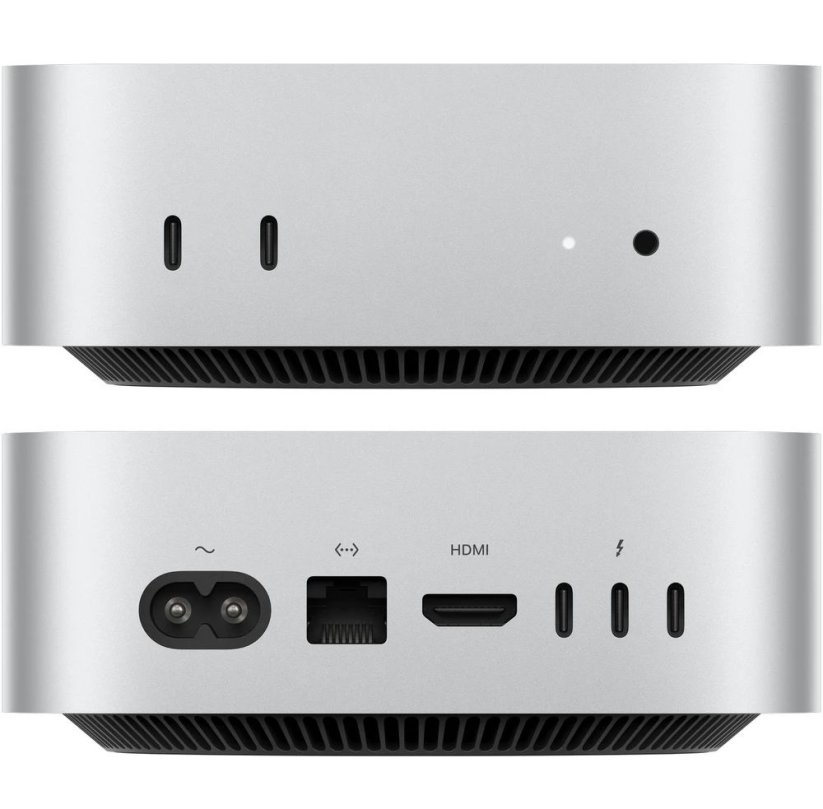 Apple Mac mini / M4 / 16GB / 512GB / stříbrný