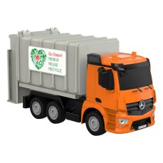 Remote control RC garbage truck 1:26 Double Eagle ( orange) Mercedes-Benz Antos E676-003 (IN-E676-003)