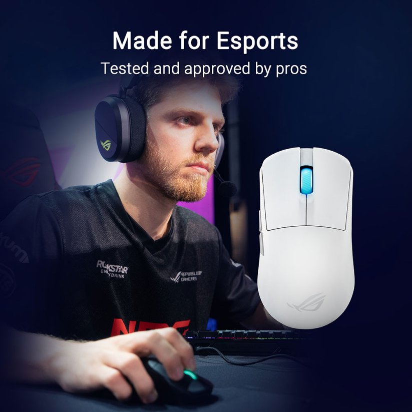 Asus ROG Harpe Ace Mini (Moonlight White) Gaming Mouse
