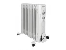 Clatronic RA 3737 biela / Olejový radiátor / 11 rebier / až 2300W / 3 vykurovací stupne (RA 3737)
