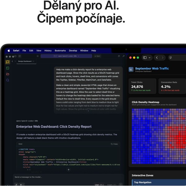 Apple MacBook Pro 14" / M5 Pro  / 24GB / 2TB / vesmírně černý