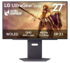 26.5" LG UltraGear 27GX790A-B černá / OLED / 2560 × 1440 / 16:9 / 1.5M:1 / 275cd-m2 / HDMI  DP (27GX790A-B.AEU)