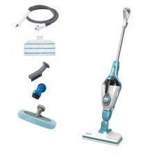 Blackamp;Decker FSMH1321 Bielo-modrá / Parný mop / 1300W / 500 ml / 20 min prevádzka / 6 m / dopredaj (FSMH1321)