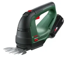 BOSCH AdvancedShear 18V-10 zelená/čierna / Aku nožnice na trávu a kríky / 18V / 2,0 Ah Li- ION / vr. batérie a nabíjačky (0600857000)