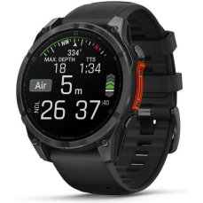 Garmin Fenix 8 AMOLED 47mm šedý/čierny remienok