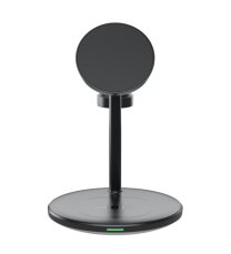 GreenCell Green Cell Nabíječka stojánek 3v1 pro Apple MagSafe - černá