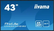 43" IIYAMA ProLite LH4341UHS-B2 čierna / IPS / 3840x2160 / 16:9 / 8ms / 1200:1 / 500cd / repro / VGA / HDMI (LH4341UHS-B2)