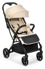 KIDNORT Športový kočík Fjällräv béžový / 5bodové bezpečnostné pásy / otočné predné kolesá / hmotnosť 7 kg (KNWOZ000038)