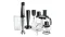 Braun MQ 7087 / tyčový mixér / 1000W / nádoby 1.5amp;0.6amp;0.35 L / regulácia rýchlosti / príslušenstvo / kábel 1.2m / čierna (MQ 7087)