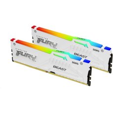 Kingston Fury Beast DDR5 RGB 32GB 6000MHz CL36 bílá AMD EXPO (Kit 2x 16GB)