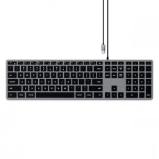 Satechi Slim X3 USB-C BACKLIT Wired Keyboard - US - Space Grey