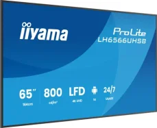 65" iiyama ProLite LH6566UHSB-B1AG černá / Velkoformátový displej / VA panel / UHD 4K / 800 cd/m2 / 24/7 provoz (LH6566UHSB-B1AG)