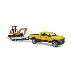 Bruder Terénní servisní auto RAM s minibagrem