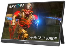 16.1" Arzopa Z1F černá / 1920x1080 / 1200:1 / 144 Hz / 300cd-m2 / miniHDMI + USB-C (Z1F)