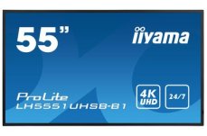 54.6" IIYAMA Prolite LH5551UHSB-B1 černá / IPS / 3840 x 2160 / 16:9 / 8ms / 1200:1 / 800cd / repro / HDMI / DP (LH5551UHSB-B1)